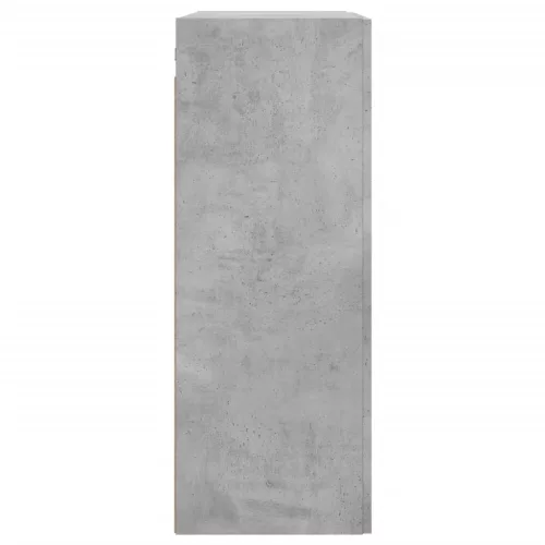  2 db betonszürke szerelt fa falra szerelhető szekrény