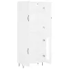  fehér szerelt fa magasszekrény 69,5 x 34 x 180 cm