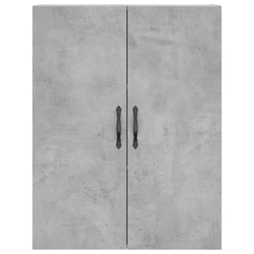  betonszürke szerelt fa magasszekrény 69,5 x 34 x 180 cm