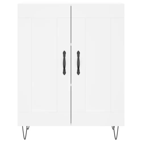  fehér szerelt fa magasszekrény 69,5 x 34 x 180 cm