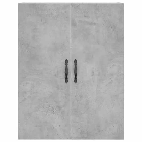  betonszürke szerelt fa magasszekrény 69,5 x 34 x 180 cm