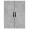 betonszürke szerelt fa magasszekrény 69,5 x 34 x 180 cm
