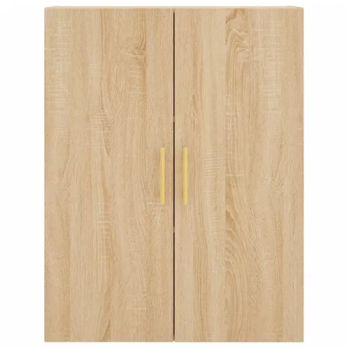  sonoma tölgy szerelt fa magasszekrény 69,5 x 34 x 180 cm