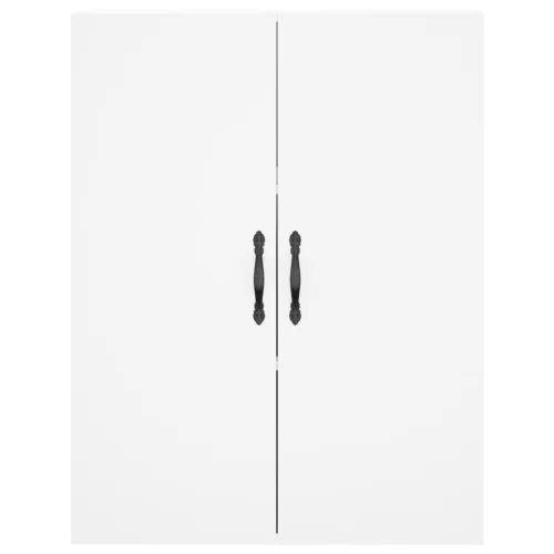  fehér szerelt fa magasszekrény 69,5 x 34 x 180 cm