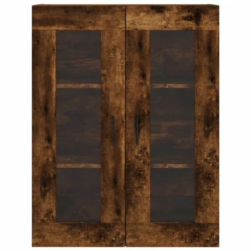  füstös tölgy színű szerelt fa magasszekrény 69,5 x 34 x 180 cm