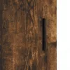  füstös tölgy színű szerelt fa magasszekrény 69,5 x 34 x 180 cm