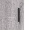  szürke sonoma szerelt fa magasszekrény 69,5 x 34 x 180 cm