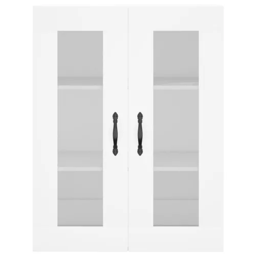  fehér szerelt fa magasszekrény 69,5 x 34 x 180 cm