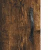  füstös tölgy színű szerelt fa magasszekrény 69,5 x 34 x 180 cm