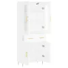  fehér szerelt fa magasszekrény 69,5 x 34 x 180 cm