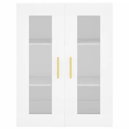  fehér szerelt fa magasszekrény 69,5 x 34 x 180 cm