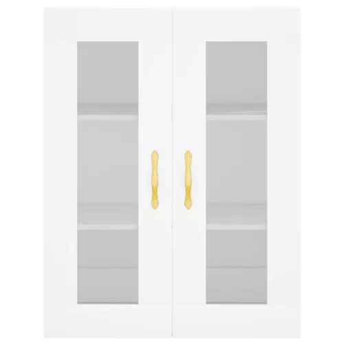  fehér szerelt fa magasszekrény 69,5 x 34 x 180 cm