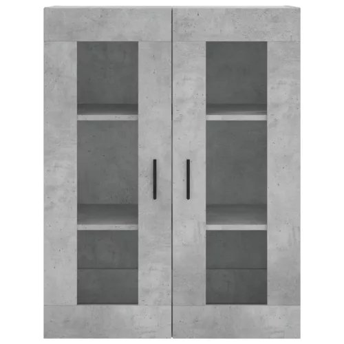  betonszürke szerelt fa magasszekrény 69,5 x 34 x 180 cm