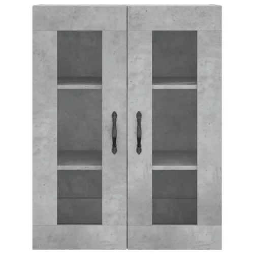  betonszürke szerelt fa magasszekrény 69,5 x 34 x 180 cm