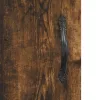  füstös tölgy színű szerelt fa magasszekrény 69,5 x 34 x 180 cm
