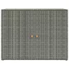  szürke polyrattan kerti tárolószekrény 100 x 55,5 x 80 cm