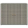  szürke polyrattan kerti tárolószekrény 100 x 55,5 x 80 cm