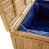  bambusz kerti tárolóláda 110 x 52 x 55 cm