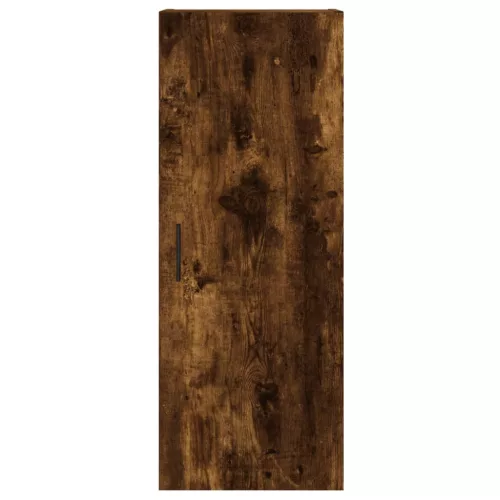  füstös tölgy színű szerelt fa magasszekrény 34,5x34x180 cm