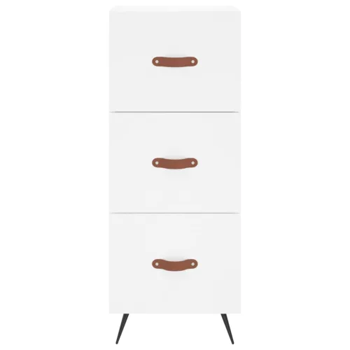  fehér szerelt fa magasszekrény 34,5x34x180 cm