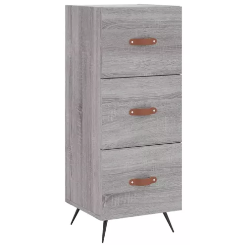  szürke sonoma szerelt fa magasszekrény 34,5 x 34 x 180 cm