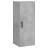  betonszürke szerelt fa magasszekrény 34,5x34x180 cm