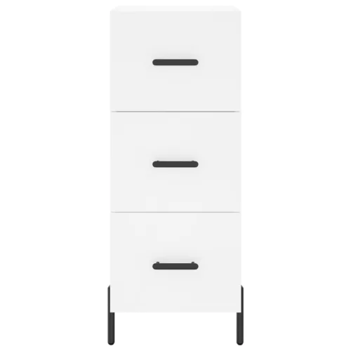  fehér szerelt fa magasszekrény 34,5x34x180 cm