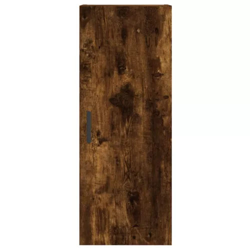  füstös tölgy színű szerelt fa magasszekrény 34,5x34x180 cm