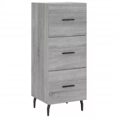  szürke sonoma szerelt fa magasszekrény 34,5 x 34 x 180 cm