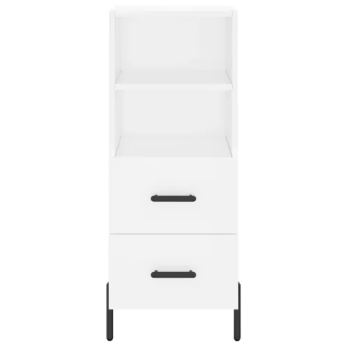  fehér szerelt fa magasszekrény 34,5x34x180 cm