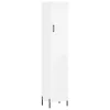  fehér szerelt fa magasszekrény 34,5x34x180 cm