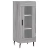  szürke sonoma szerelt fa magasszekrény 34,5 x 34 x 180 cm