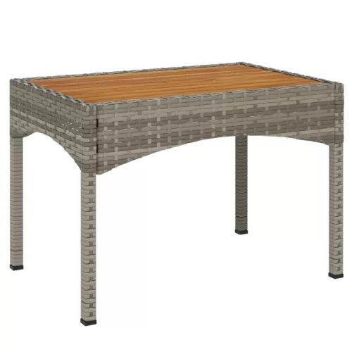  3 részes szürke polyrattan kerti ülőgarnitúra párnákkal