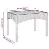  3 részes szürke polyrattan kerti ülőgarnitúra párnákkal
