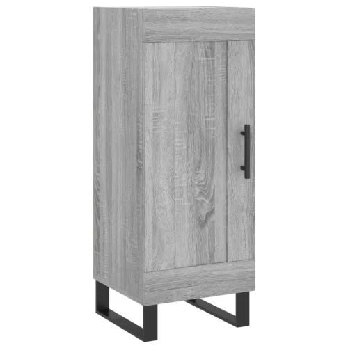  szürke sonoma szerelt fa magasszekrény 34,5 x 34 x 180 cm