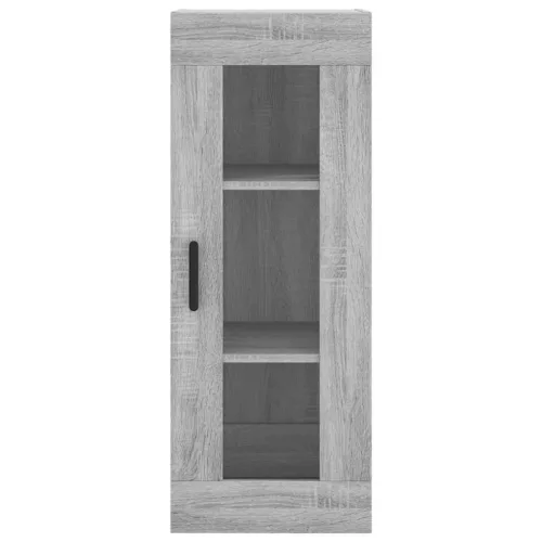  szürke sonoma szerelt fa magasszekrény 34,5 x 34 x 180 cm