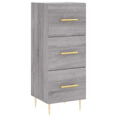  szürke sonoma szerelt fa magasszekrény 34,5 x 34 x 180 cm