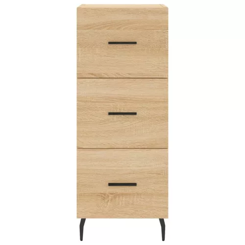  sonoma tölgy szerelt fa magasszekrény 34,5x34x180 cm