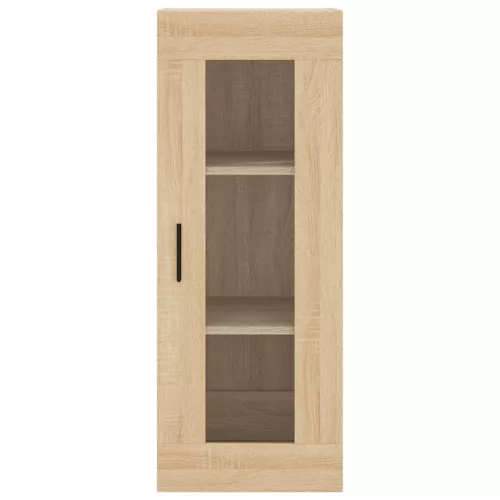 sonoma tölgy szerelt fa magasszekrény 34,5x34x180 cm