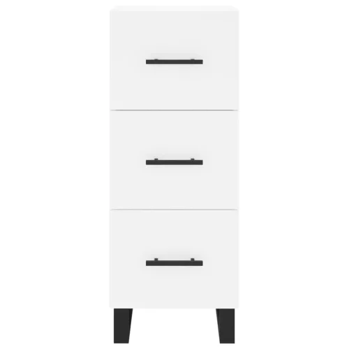  fehér szerelt fa magasszekrény 34,5x34x180 cm