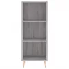  szürke sonoma szerelt fa magasszekrény 34,5 x 34 x 180 cm