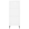  fehér szerelt fa magasszekrény 34,5x34x180 cm