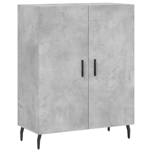  betonszürke szerelt fa magasszekrény 69,5 x 34 x 180 cm