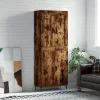  füstös tölgy színű szerelt fa magasszekrény 69,5 x 34 x 180 cm