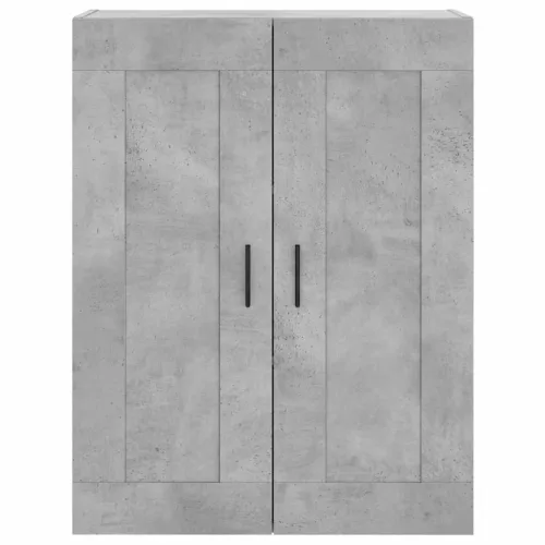  betonszürke szerelt fa magasszekrény 69,5 x 34 x 180 cm