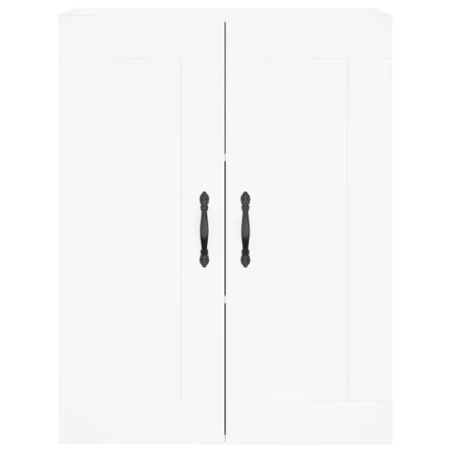  fehér szerelt fa magasszekrény 69,5 x 34 x 180 cm