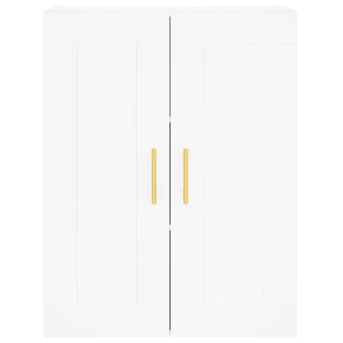  fehér szerelt fa magasszekrény 69,5 x 34 x 180 cm