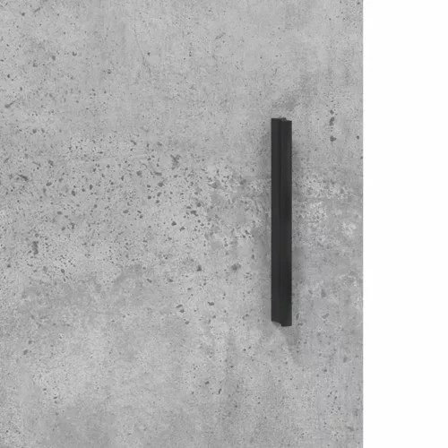  betonszürke szerelt fa magasszekrény 69,5 x 34 x 180 cm