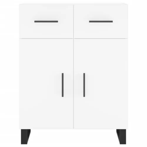  fehér szerelt fa magasszekrény 69,5 x 34 x 180 cm