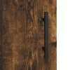  füstös tölgy színű szerelt fa magasszekrény 69,5 x 34 x 180 cm